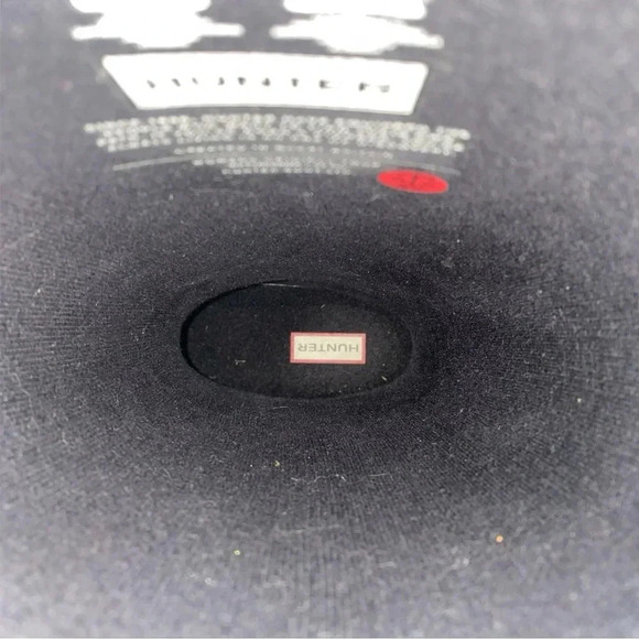 Hunter 'Original Tour' Packable Rain Boots Black Gray Womens 8 M - Picture 6 of 8